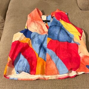 Banana Republic Multicolor Abstract Blouse